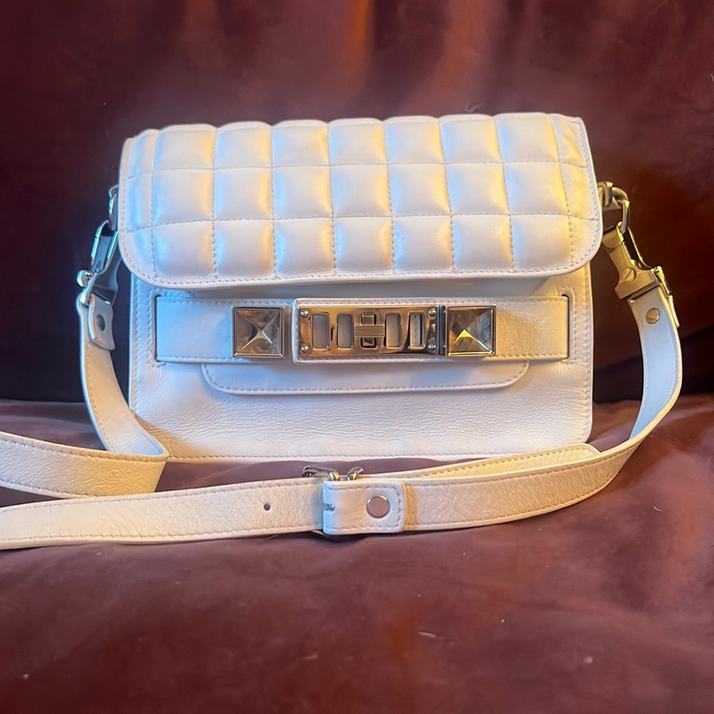 Proenza Schouler PS11 mini quilted flap crossbody bag